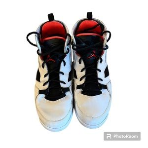 Nike Air Jordan Flight Club 91 - White and Infrared - 5.5 Y